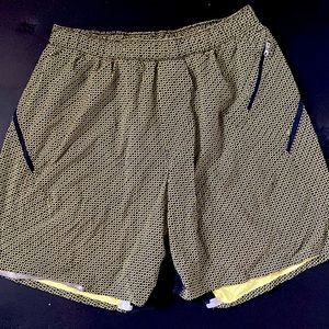 Lulu lemon green workout shorts